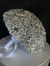 Load image into Gallery viewer, Brooch bouquet, jewel only bouquet, Full jeweled bouquet. by Crystal wedding uk