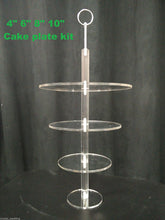 Load image into Gallery viewer, Metal frame and Suspended cake plate kit, Hanging upside down cakes