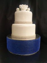 Load image into Gallery viewer, Diamante Crystal Effect Cake Stand, Wedding cake stand Dessert Display, Handmade