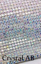 Load image into Gallery viewer, Wedding cake stand, Teardrop design + LED lights - round or square Real crystal AB, Gold or Silver cols by Crystal wedding uk