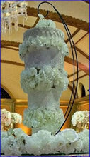 Load image into Gallery viewer, METAL CAKE HANGER stand and suspended cake plate kit.