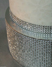 Load image into Gallery viewer, Rhinestone Wedding Cake Stand Sparkle Crystal Effect Display for Cake or Desserts