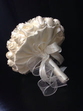 Load image into Gallery viewer, BROOCH BOUQUET trailing brooch bouquet Alternative jewel wedding bouquet. - Silver, rose gold or Gold tone by Crystal wedding uk