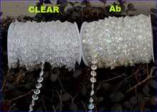 Load image into Gallery viewer, Wedding ACRYLIC string Crystal bead Garland Centerpiece Decoration Reception Decor 5 meters by Crystal wedding uk