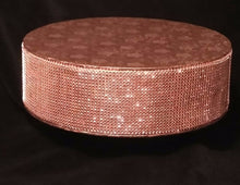 Load image into Gallery viewer, Rhinestone Wedding Cake Stand Sparkle Crystal Effect Display for Cake or Desserts