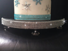 Load image into Gallery viewer, Cake Stand platform plateau Wedding Cake Stand Wedding Decor Solid wood by Crystal wedding uk