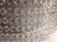 Load image into Gallery viewer, Faux crystal tiered stacked cake stands cake dividers + LED lights by Crystal wedding uk