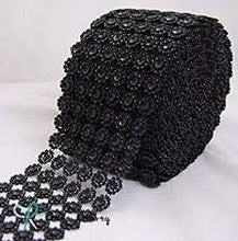 Load image into Gallery viewer, Flower Cake Ribbon Trim 30mm Rhinestone Effect Wedding Cake Banding Luxury Cake Border Birthday & Celebration Cake Decor- 19 COLOR OPTIONS