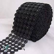 Load image into Gallery viewer, Flower Cake Ribbon Trim 30mm Rhinestone Effect Wedding Cake Banding Luxury Cake Border Birthday & Celebration Cake Decor- 19 COLOR OPTIONS