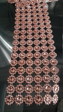 Load image into Gallery viewer, Pair (x2) Of Diamante flower Effect Crystal tie backs / hold Backs for Curtains & Voiles by Crystal wedding uk