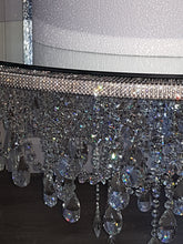 Load image into Gallery viewer, Crystal Cake Chandelier: Mirror Top Swing Platform with Remote LED