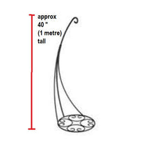 Load image into Gallery viewer, METAL CAKE HANGER stand and suspended cake plate kit.