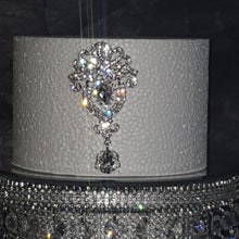 Load image into Gallery viewer, Crystal cake brooch, cake decoration, rhinestone cake jewellery, many designs to choose-