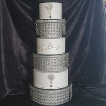 Load image into Gallery viewer, Rhinestone Cake Brooch: Crystal Cake Decoration