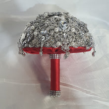 Load image into Gallery viewer, Brooch bouquet, jewel bouquet, Full jeweled bouquets. by Crystal wedding uk
