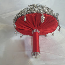 Load image into Gallery viewer, Brooch bouquet, jewel bouquet, Full jeweled bouquets. by Crystal wedding uk