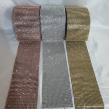 Load image into Gallery viewer, Suspended Swing cake platform real crystal edging. Mirror heavy duty holds 200lbs by Crystal wedding uk