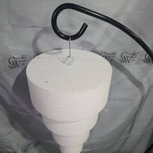 Load image into Gallery viewer, CAKE HANGER stand plus acrylic cake plate kit, Suspended cake by Crystal wedding uk