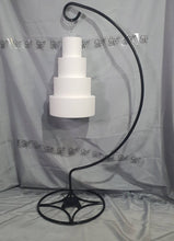 Load image into Gallery viewer, CAKE HANGER stand plus acrylic cake plate kit, Suspended cake by Crystal wedding uk