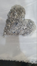 Load image into Gallery viewer, BROOCH BOUQUET Heart shaped brooch bouquet valentine jewel heart wedding bouquet. by Crystal wedding uk