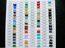 Load image into Gallery viewer, Heart spray Cake topper AB Glass crystal beads by Crystal wedding uk