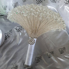 Load image into Gallery viewer, Luxury Crystal Wedding Bouquet: Clear Crystal Bead