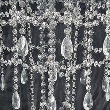 Load image into Gallery viewer, Crystal Cake Chandelier: Mirror Top Swing Platform with Remote LED