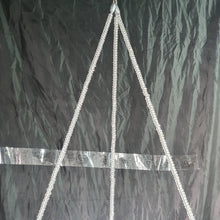 Load image into Gallery viewer, Crystal Cake Chandelier: Mirror Top Swing Platform with Remote LED