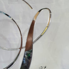 Load image into Gallery viewer, Mirror Letter cake topper 4 " monogram linitial acrylic Cake Topper decor, Wedding cake topper letters decorations.