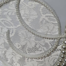Load image into Gallery viewer, PEARL monogram cake topper 6" Letter linitial topper, Lace and pearl Wedding Gatsby 1902'S style topper, jewel letters decorations surname