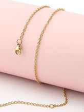 Load image into Gallery viewer, Locket Necklace by Crystal wedding uk Minimalist necklace [Silver Locket for Photo Necklace [ cabuchon memory [ Mothers Day Gift