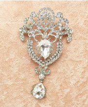 Load image into Gallery viewer, Crystal cake brooch, cake decoration, rhinestone cake jewellery, many designs to choose-