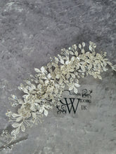 Load image into Gallery viewer, large Vintage inspired crystal tiara hair band wrap , hair piece by Crystal wedding uk