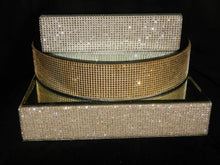 Load image into Gallery viewer, Rhinestone cake stand, many colours by Crystal wedding uk