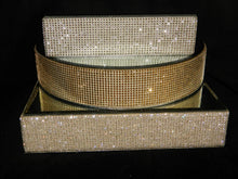 Load image into Gallery viewer, Rhinestone Wedding Cake Stand Sparkle Crystal Effect Display for Cake or Desserts