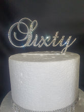 Load image into Gallery viewer, Crystal NUMBER WORD topper ,Swarovski element rhinestone Cake Topper decor, Wedding rhinestone jewel letter cake decorations.
