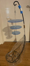 Load image into Gallery viewer, METAL CAKE HANGER stand and suspended cake plate kit.