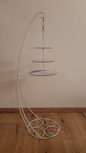 Load image into Gallery viewer, METAL CAKE HANGER stand and suspended cake plate kit.