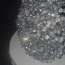 Load image into Gallery viewer, Luxury Silver Crystal Bridal Keepsake Bouquet – Handmade Beaded Wedding Bouquet -