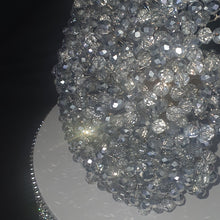 Load image into Gallery viewer, Luxury Silver Crystal Bridal Keepsake Bouquet – Handmade Beaded Wedding Bouquet -