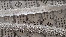 Load image into Gallery viewer, Crystal trim ribbon glass kas rhinestones