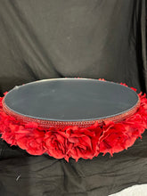 Load image into Gallery viewer, Rose wedding cake stand & Roses for the cake side many colours by Crystal wedding uk