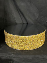Load image into Gallery viewer, Silver Crystal ENCRUSTED wedding cake stand - round or square by Crystal wedding uk