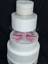 Load image into Gallery viewer, Personalised Cake stand, [ Acrylic cake separator [ Birthday cake stand by Crystal wedding uk
