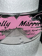 Load image into Gallery viewer, Personalised Cake stand, [ Acrylic cake separator [ Birthday cake stand by Crystal wedding uk
