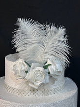 Load image into Gallery viewer, 10pc Cake flower pin FLORAL HOLDER . Acrylic heavy duty design, Cake decoration by Crystal Wedding UK