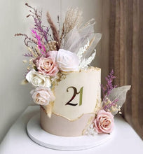 Load image into Gallery viewer, Cake Flower Holder: DIY Cake DIisplay Topper Decorations (10pc)