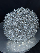 Load image into Gallery viewer, Luxury Silver Crystal Bridal Keepsake Bouquet – Handmade Beaded Wedding Bouquet -