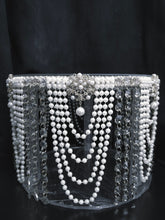 Load image into Gallery viewer, Wedding cake stand, Pearl & crystal cake plate. by Crystal wedding uk