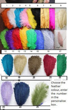Load image into Gallery viewer, Blush pink feather fan bouquet, Great Gatsby wedding style 1920's - any colour as custom made by Crystal wedding uk